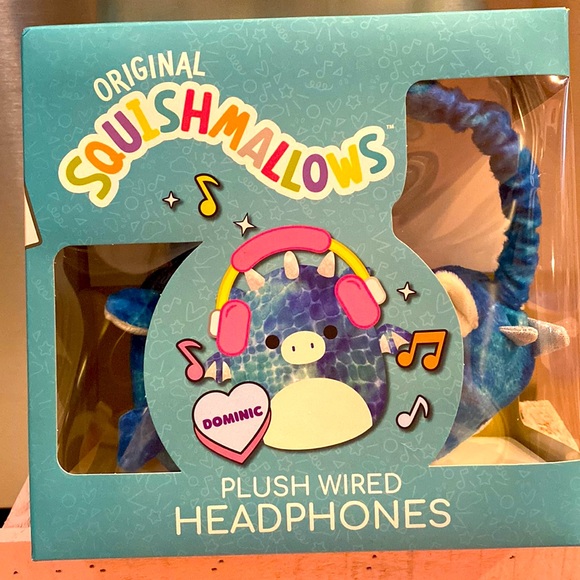 Squishmallows | Toys | Squishmallow Headphones Dominic | Poshmark